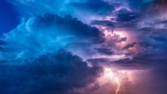 Lightning Clouds Apocalyptic Lightning and dark clouds, as though foreshadowing apocalyptic events